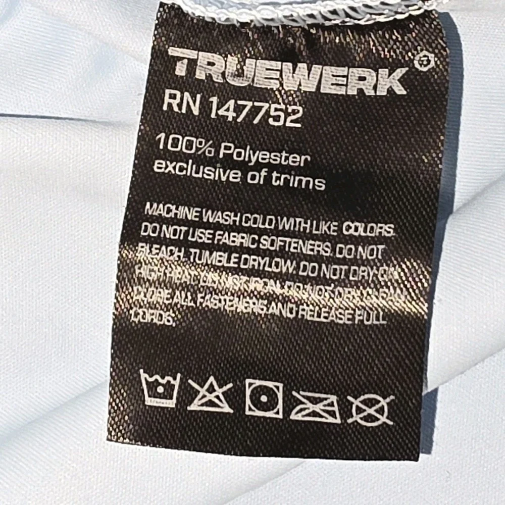 TRUEWERK B1 Sun Tee Men's Light Blue Performance T-Shirt Size‎ Small